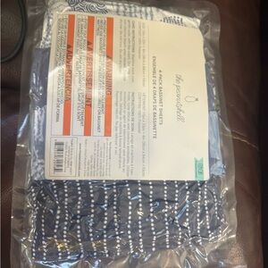 Navy Blue Mattress Cover by the Peanutshell